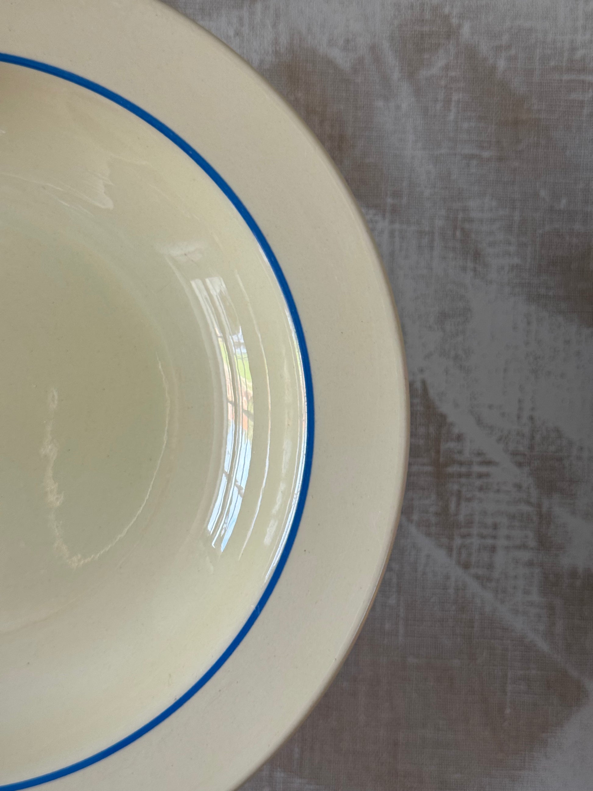 Dansk fajance Fuurstrøm dyb tallerken