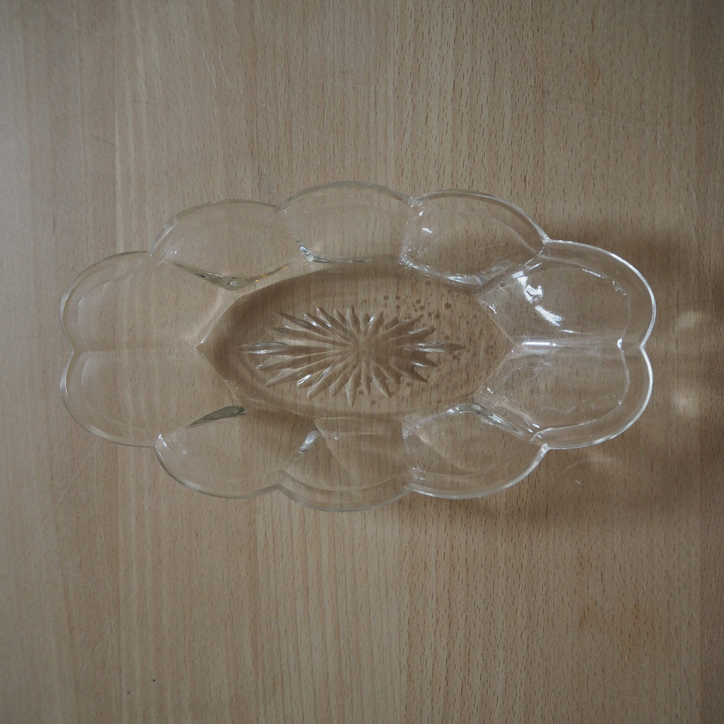 Mini oval glasfad
