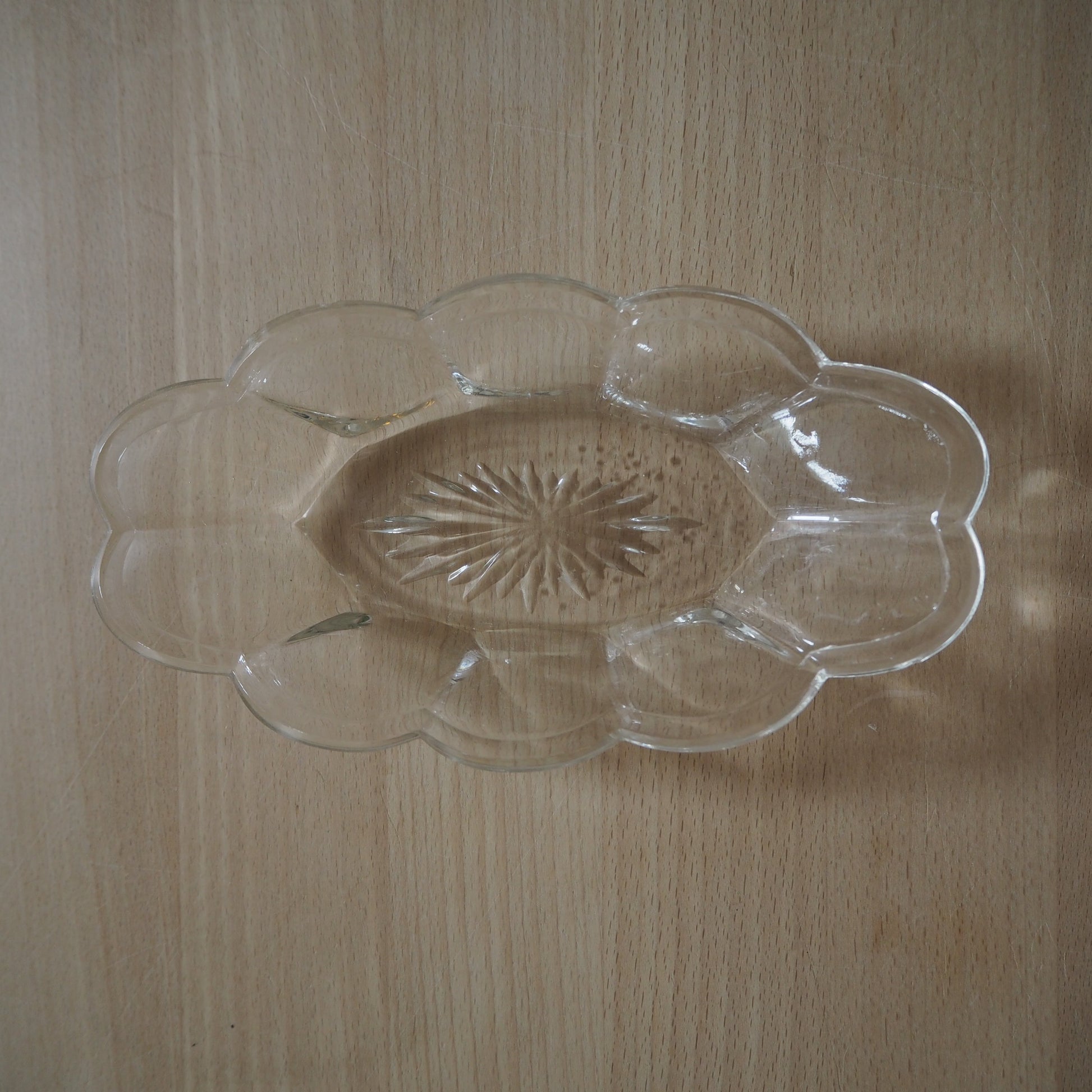 Mini oval glasfad