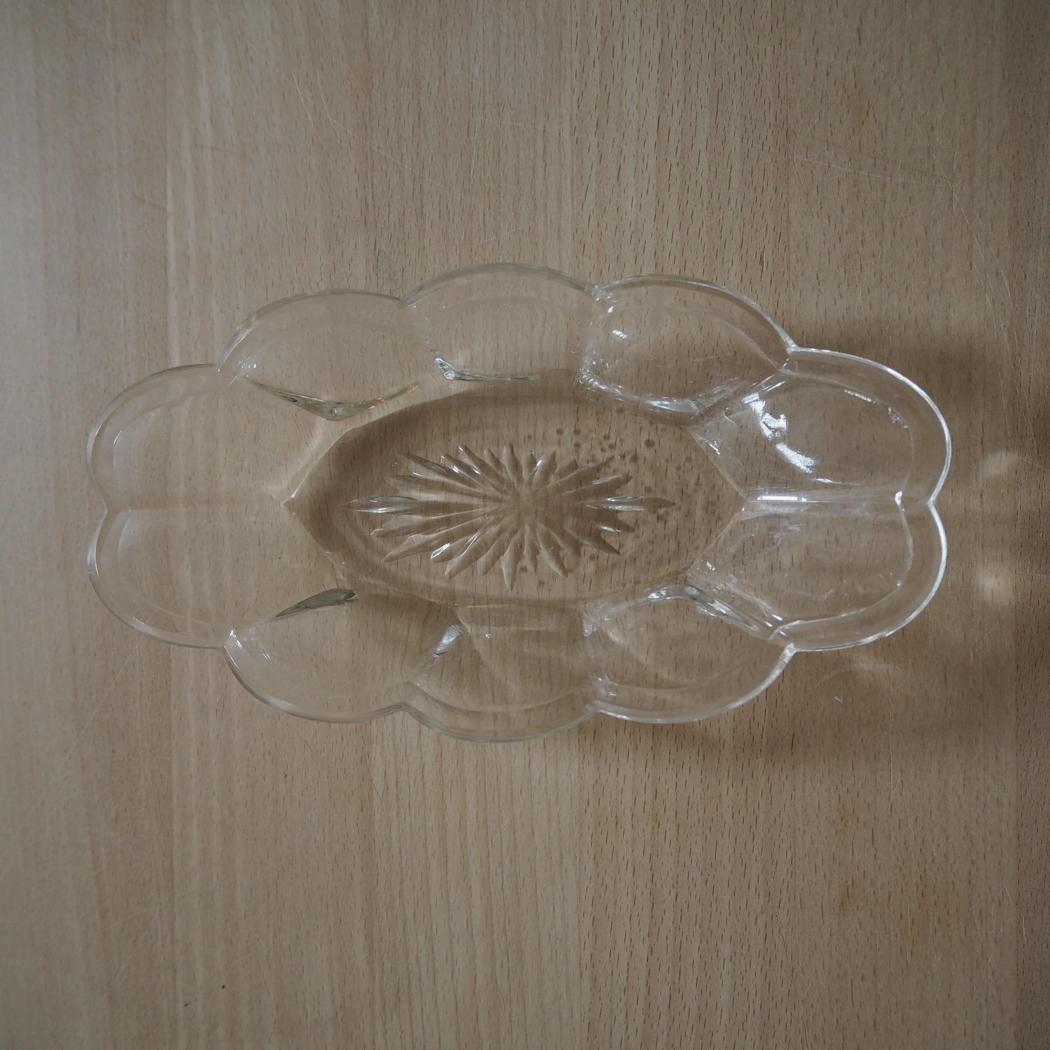 Mini oval glasfad