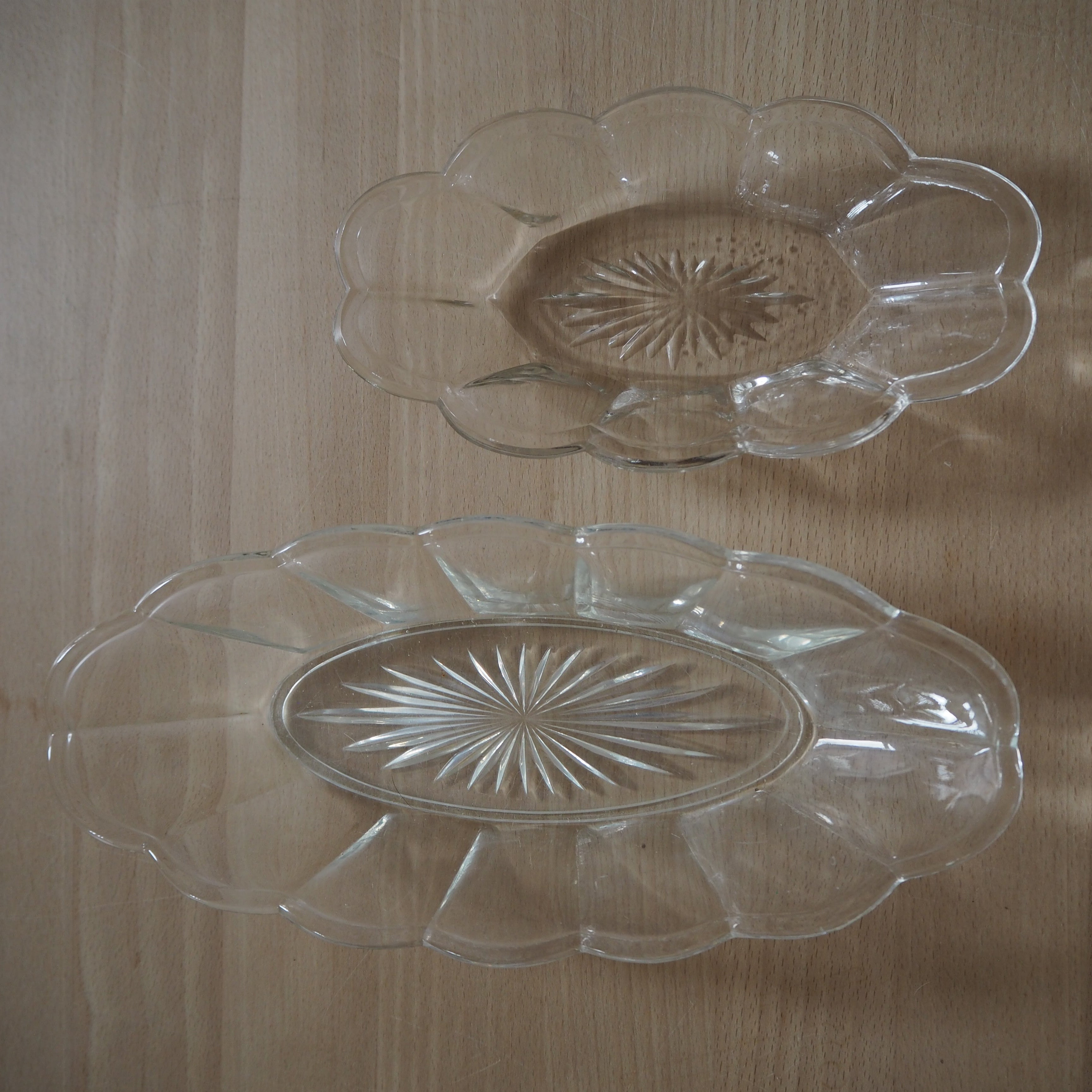 Mini oval glasfad