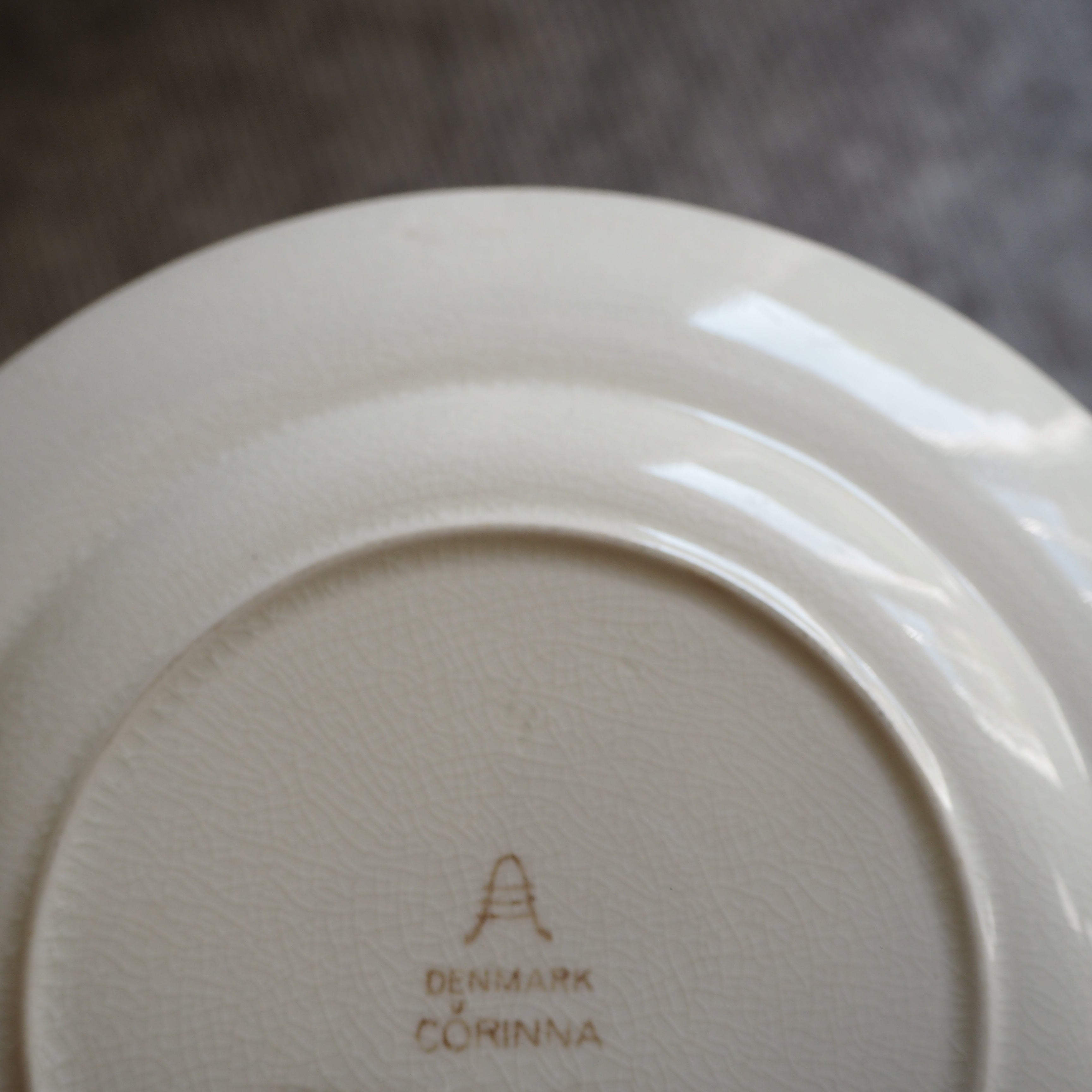 Dansk aluminia desserttallerken