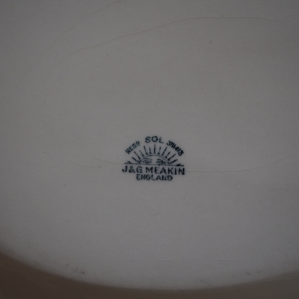 Engelsk vintage J&G Meakin fajance fad