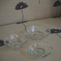 Holmegaard glasskåle trio