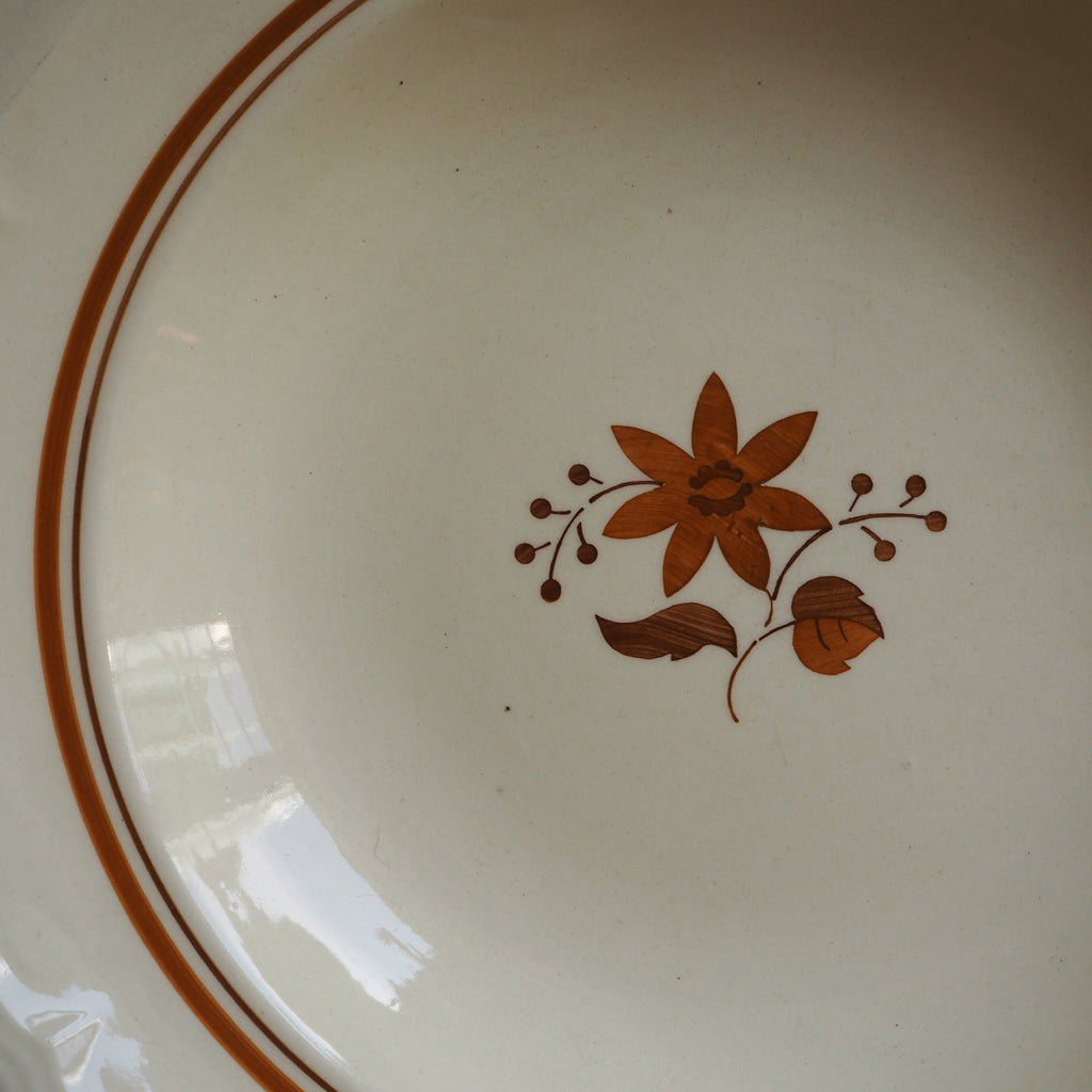 Tysk Villeroy & Boch fajance dybe tallerkener
