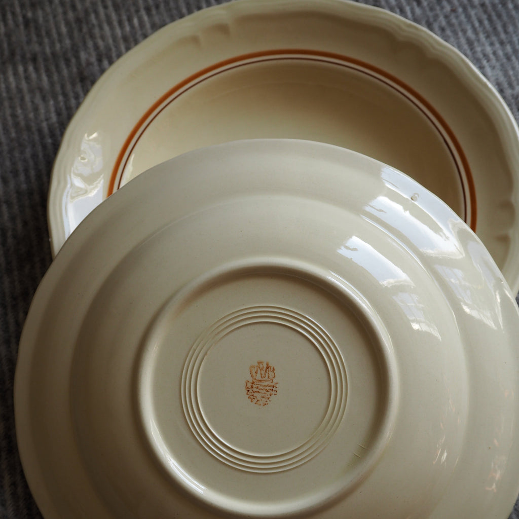Tysk Villeroy & Boch fajance dybe tallerkener