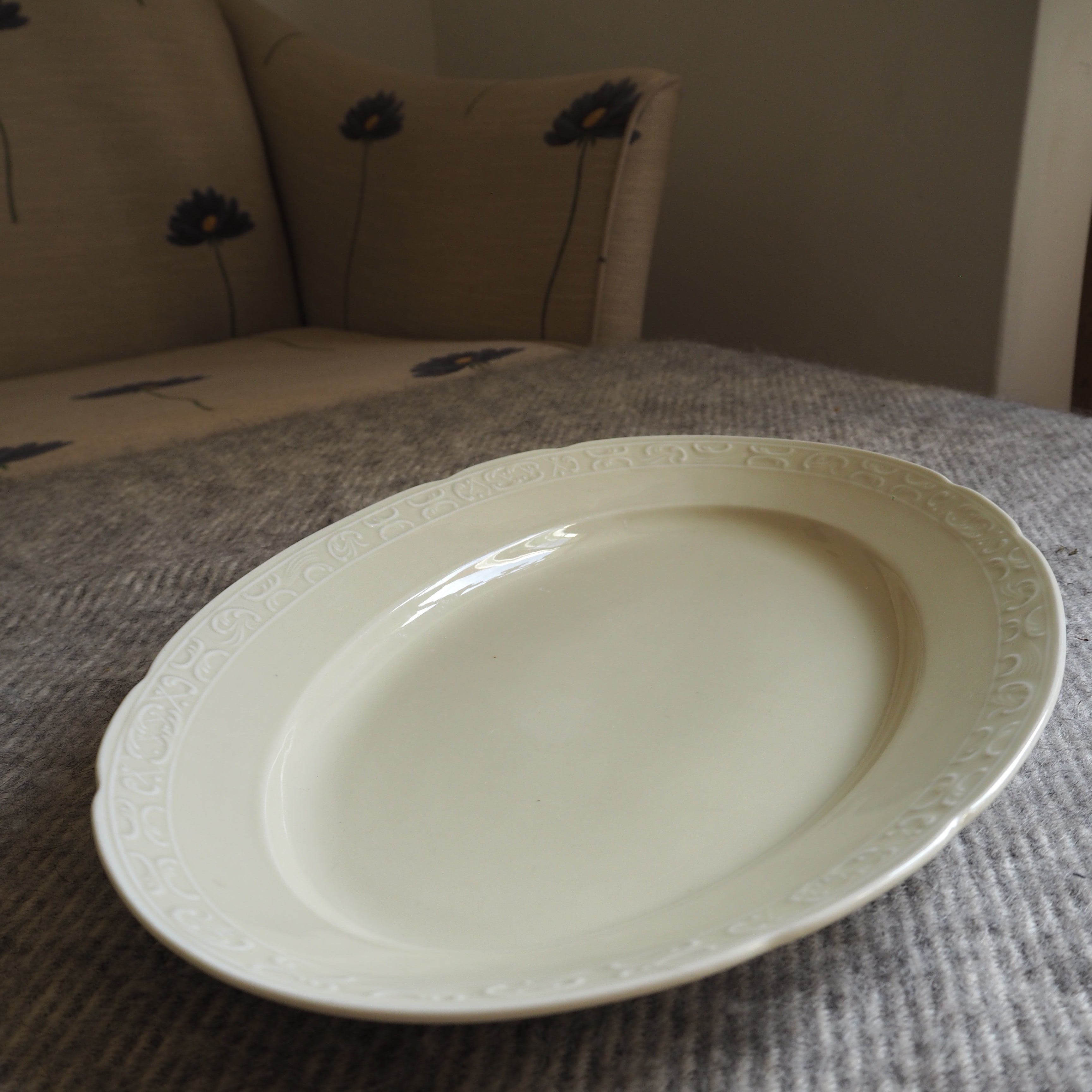 Dansk Kjøbenhavns Porcellains Maleri fad