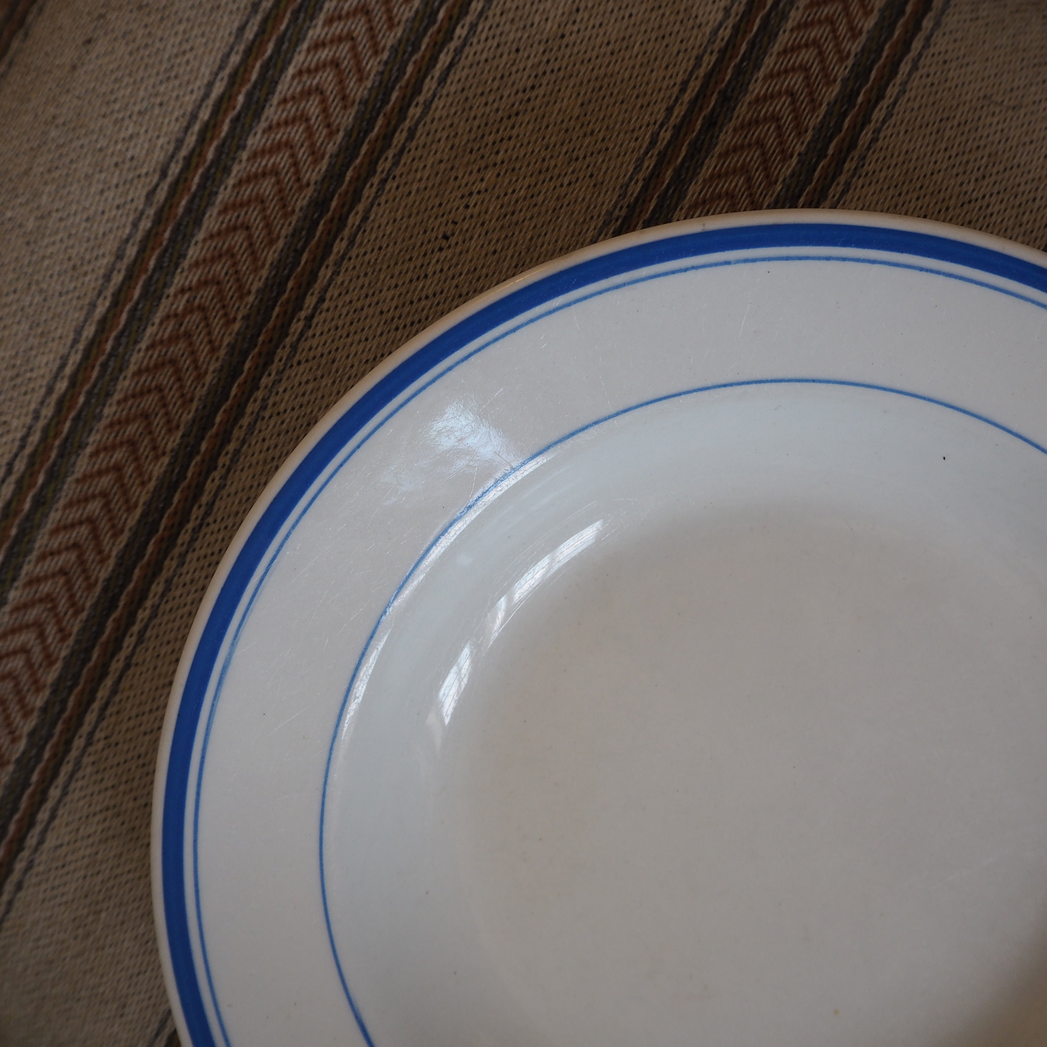 Dansk vintage aluminia dyb tallerken