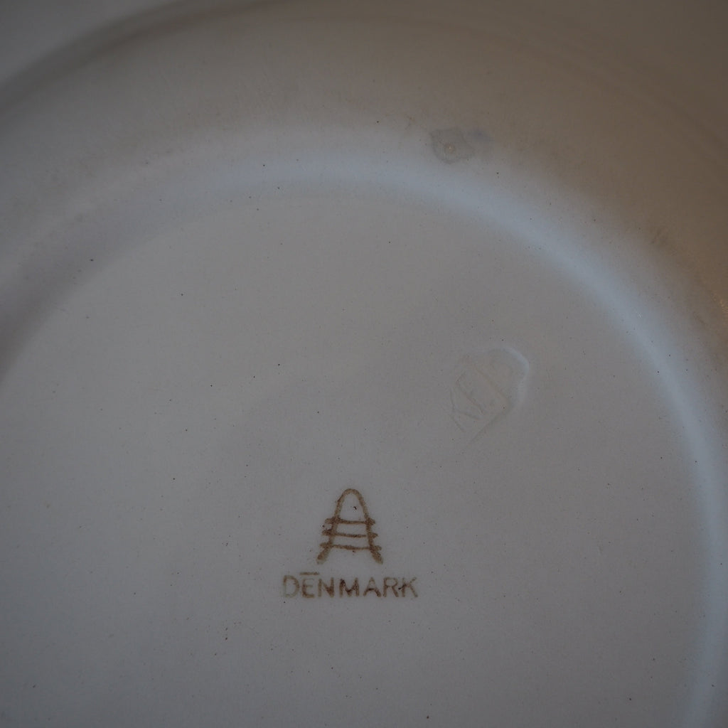 Dansk vintage aluminia dyb tallerken