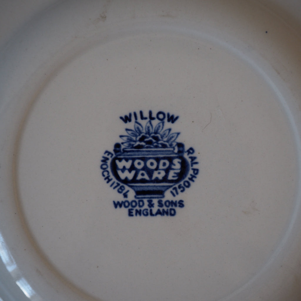 Engelsk Wood & Sons fajance desserttallerken