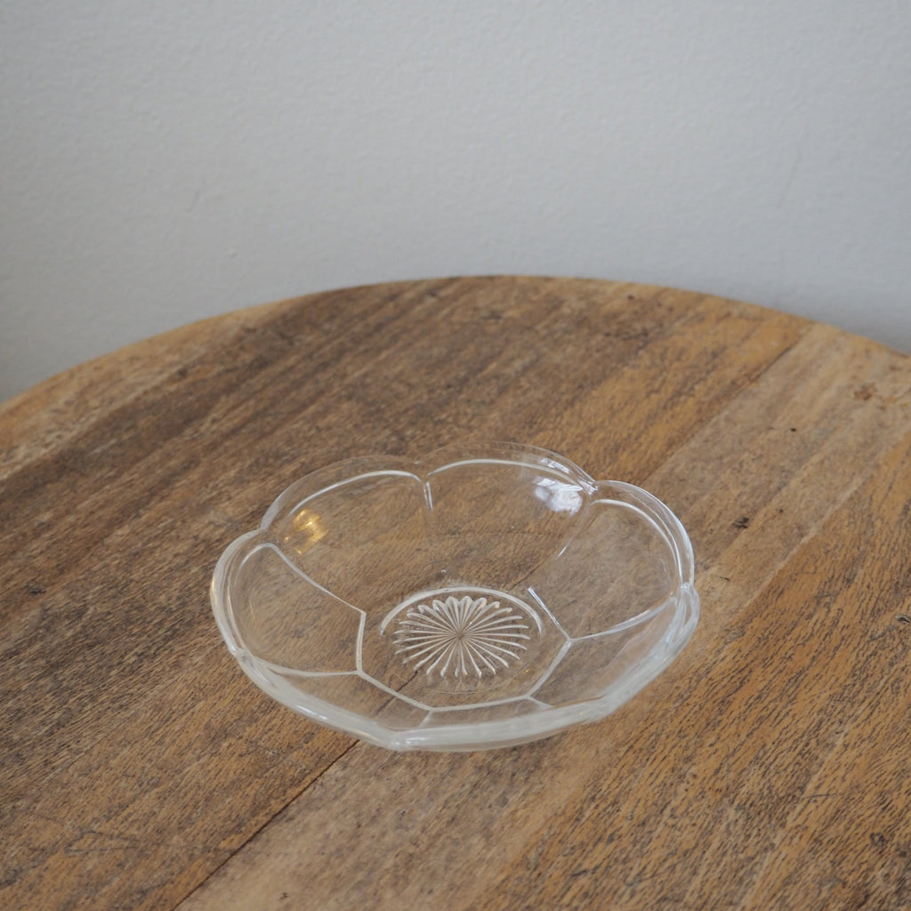 Glas smørskål