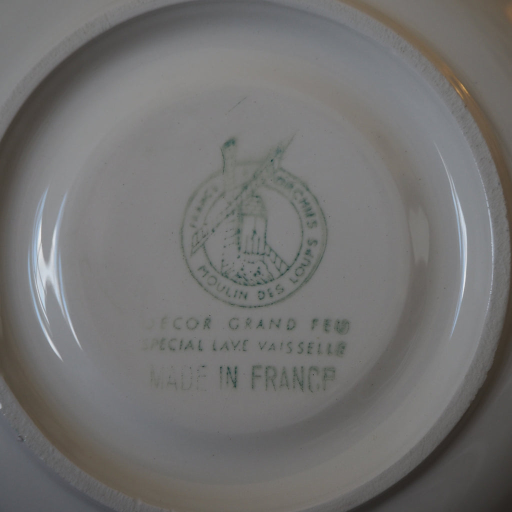Fransk vintage fajance kaffesæt