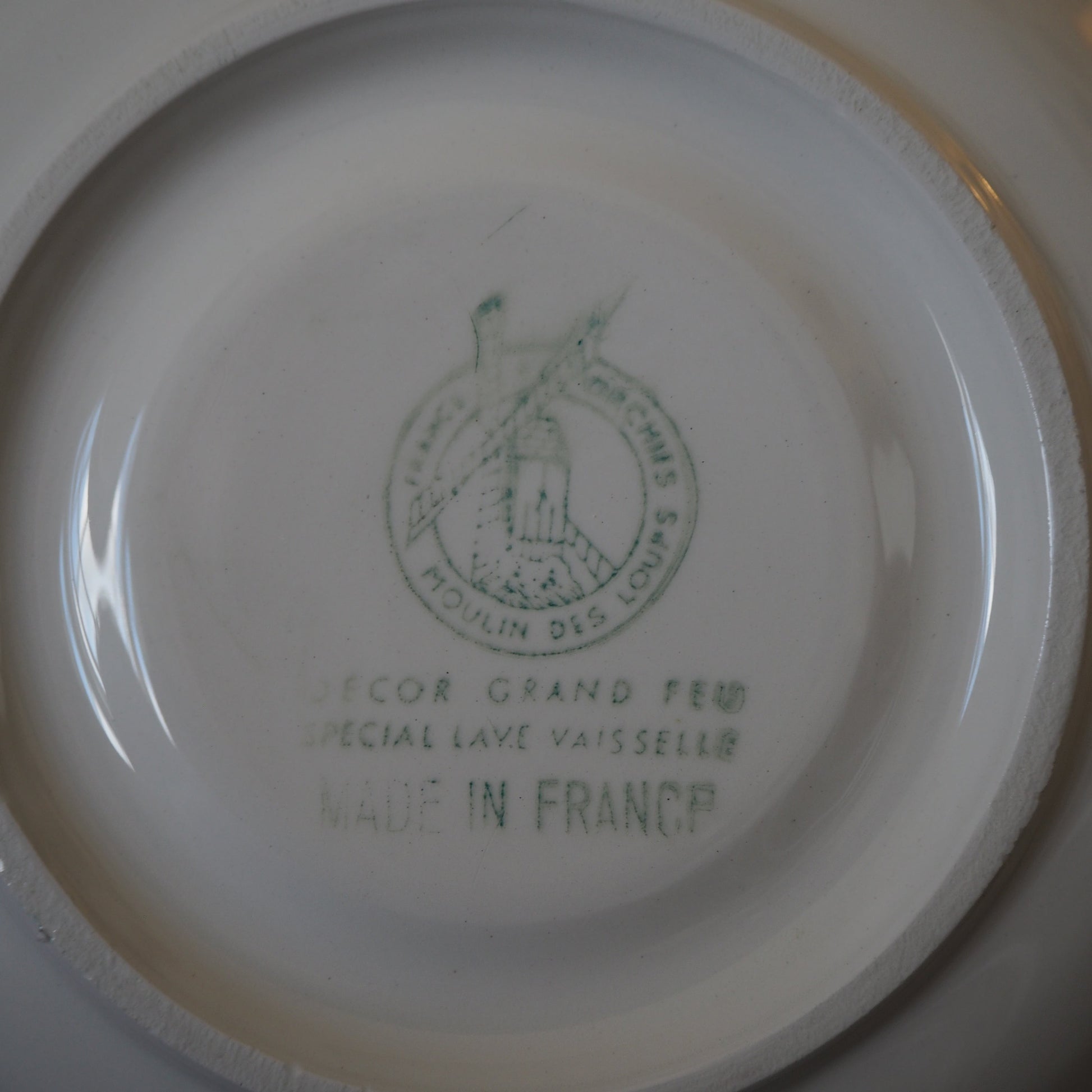 Fransk vintage fajance kaffesæt