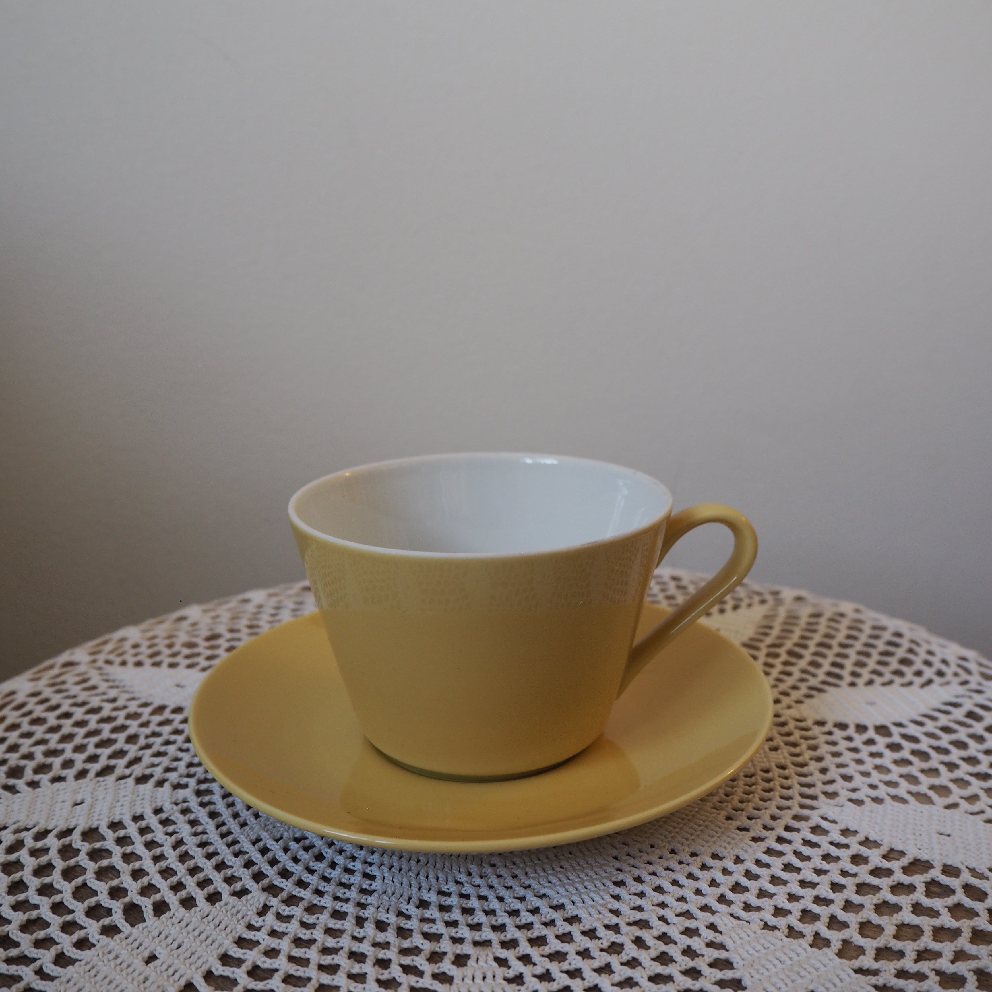 Dansk Danild gult kaffesæt