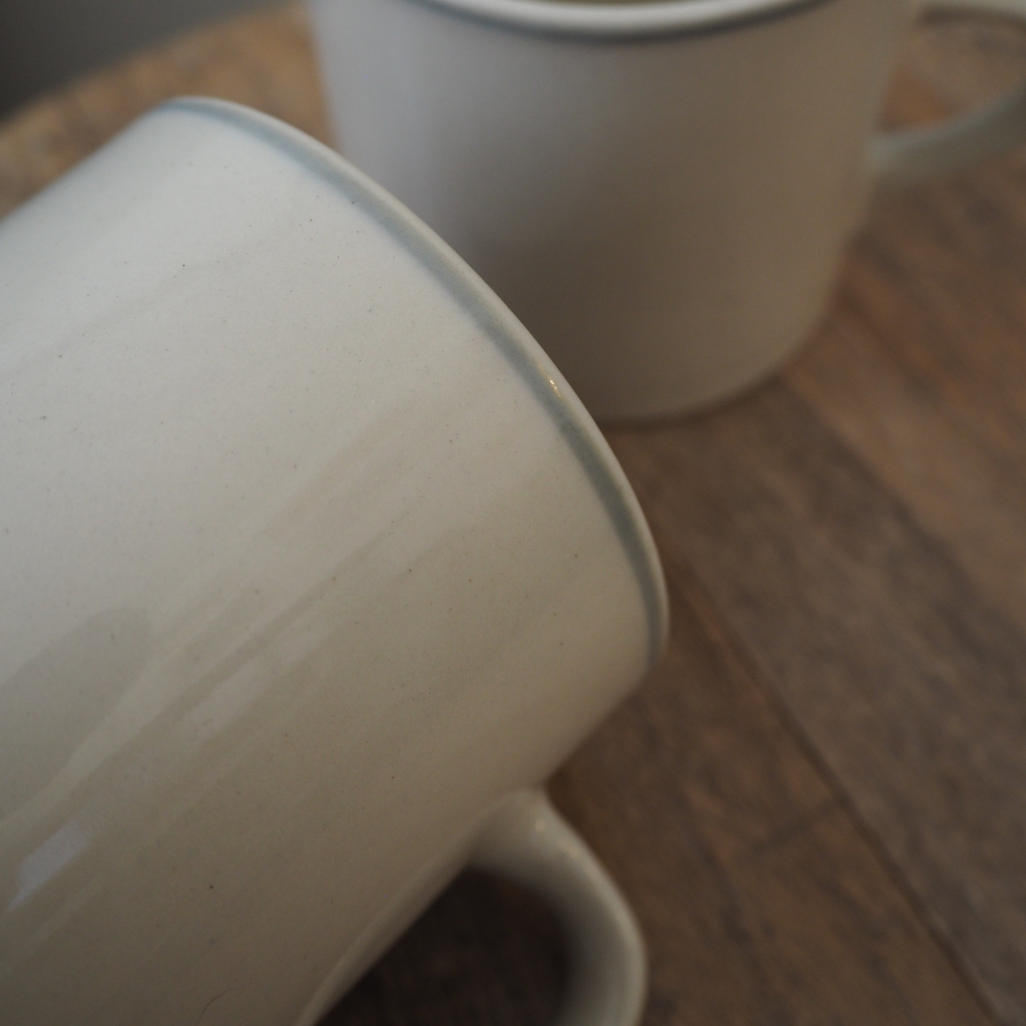 Porcelæns korte kaffekrus