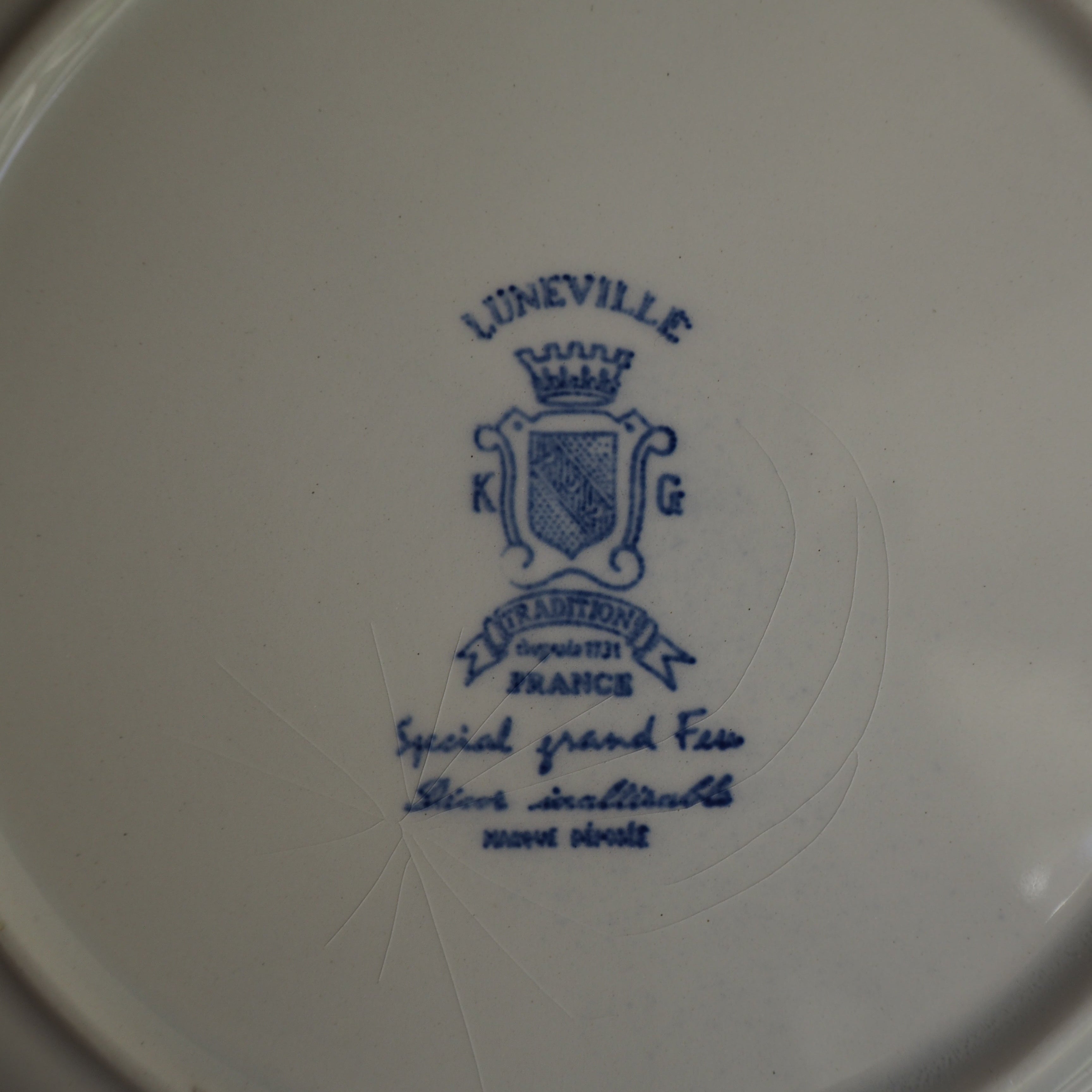 Fransk vintage K&G Luneville skåle