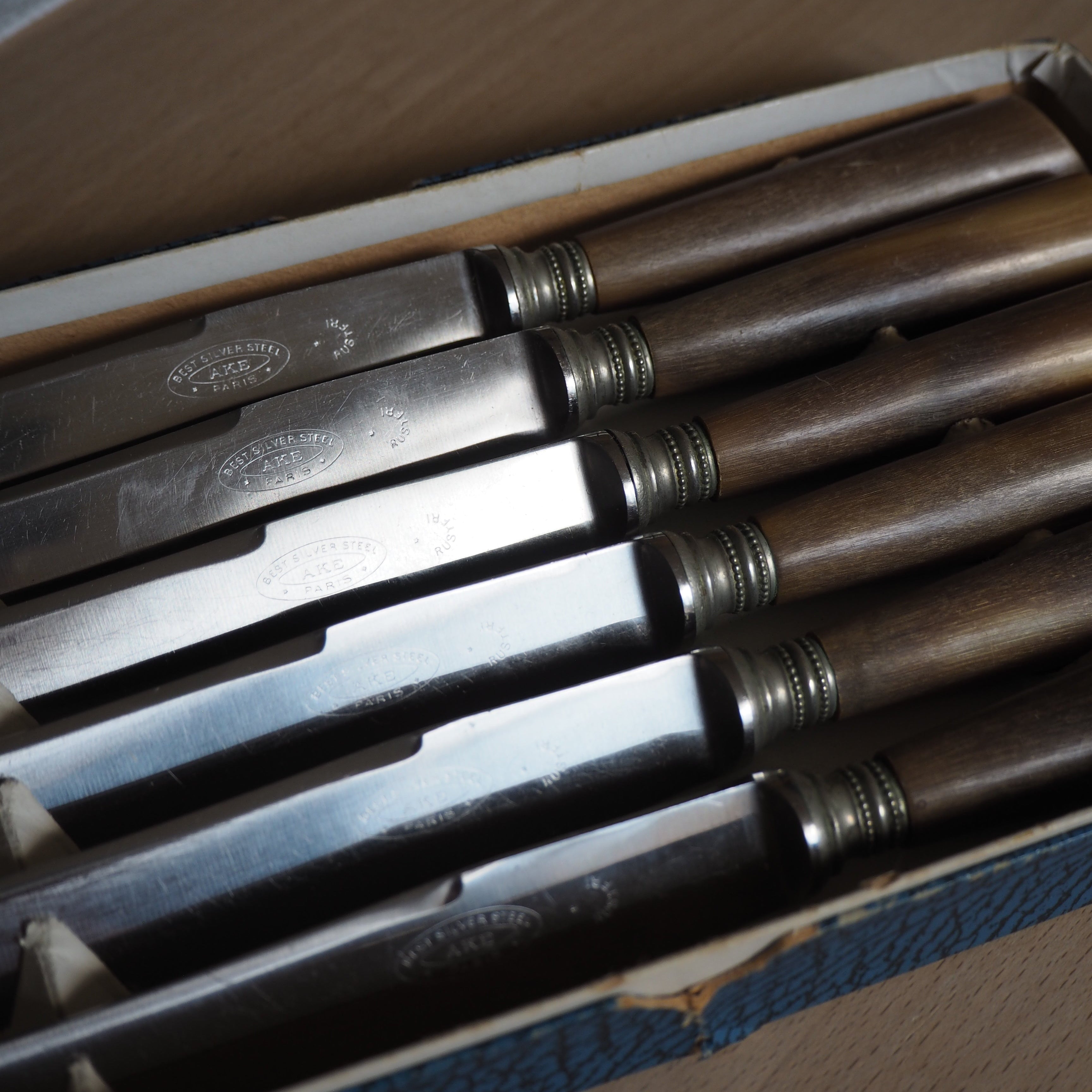 Franske rustfri stål smørknive