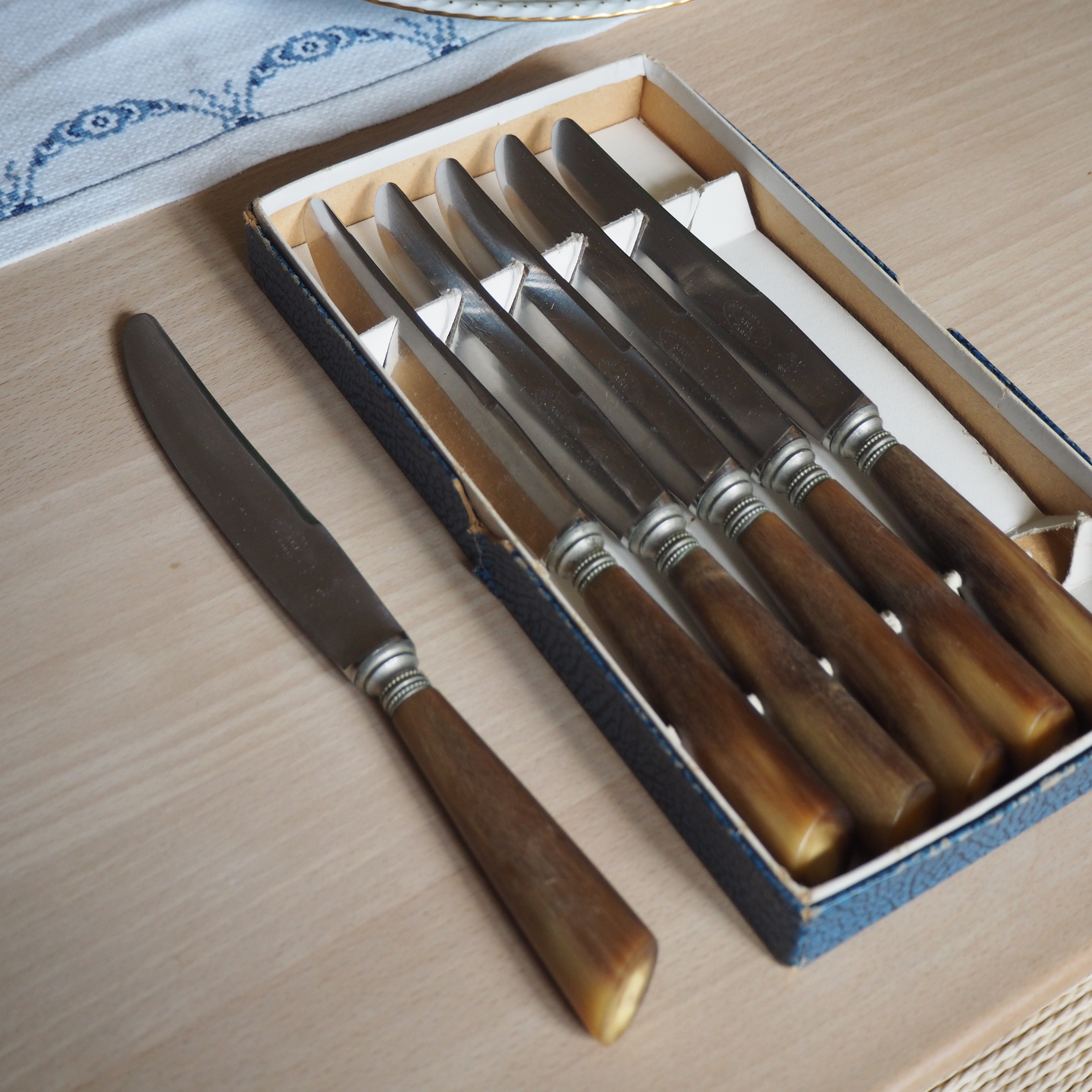 Franske rustfri stål smørknive