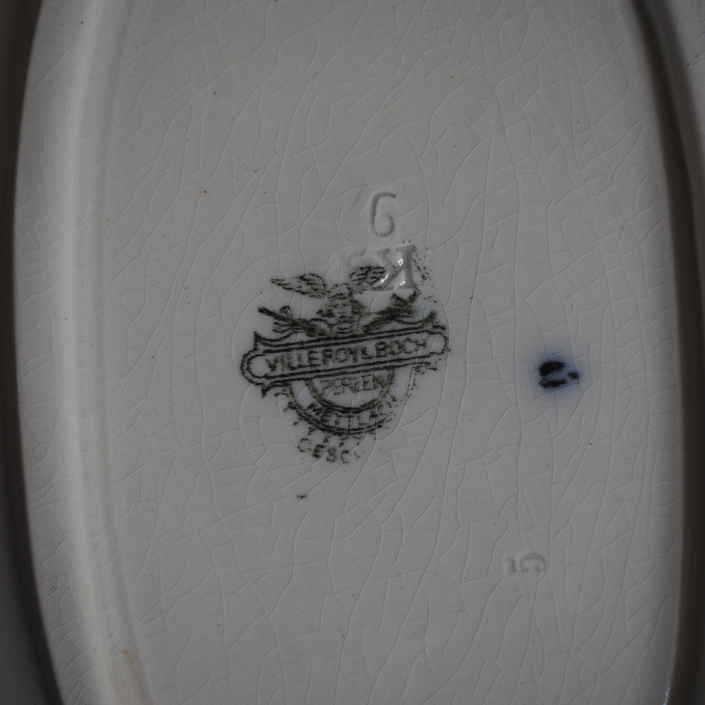 Tysk antik Villeroy & Boch fad