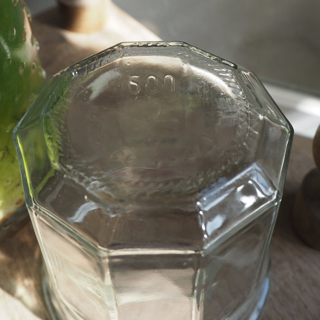 Fransk vintage marmeladeglas, 500ml