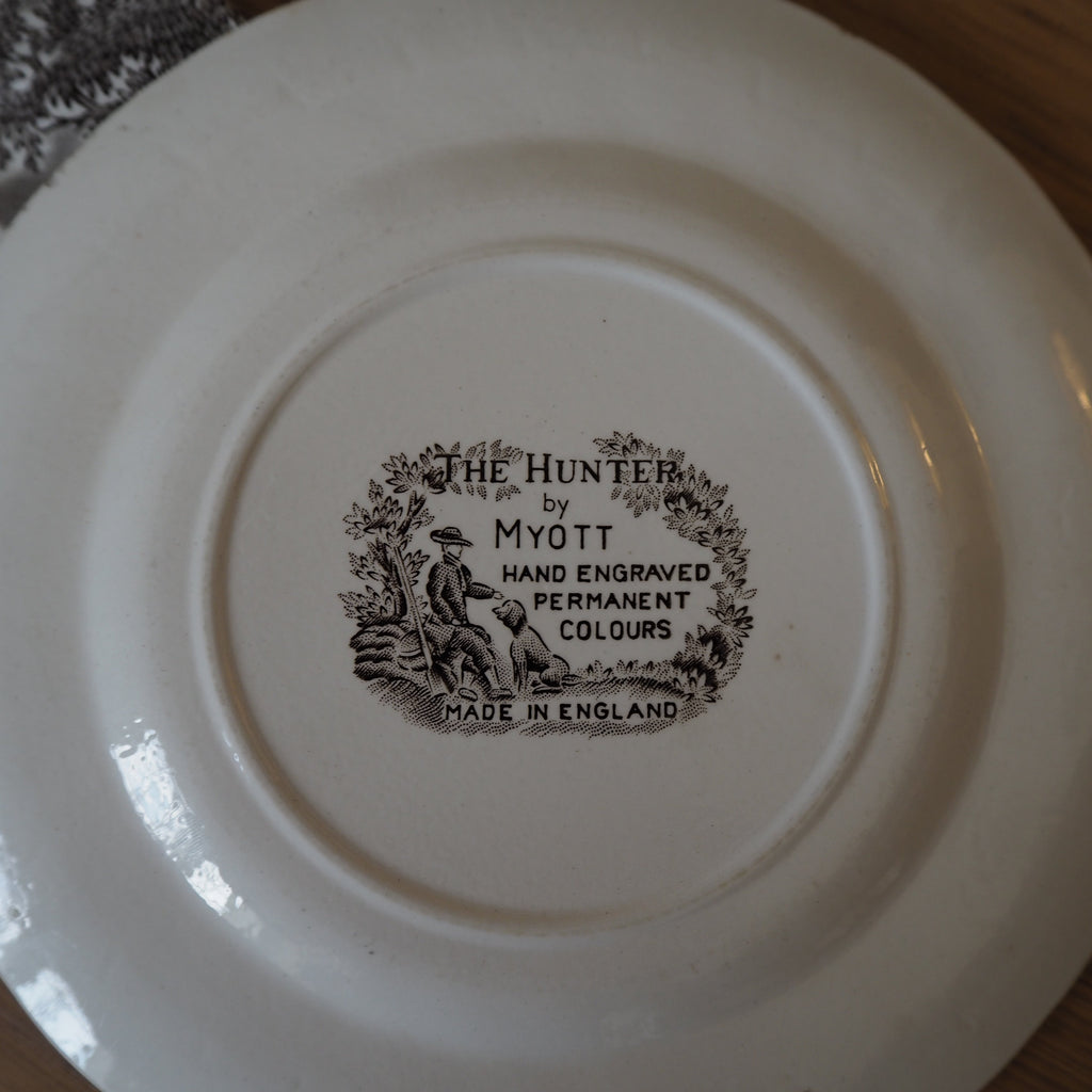 Engelske vintage Myott desserttallerkener