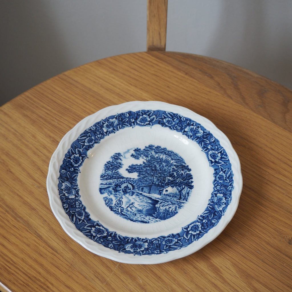 Engelsk vintage desserttallerken