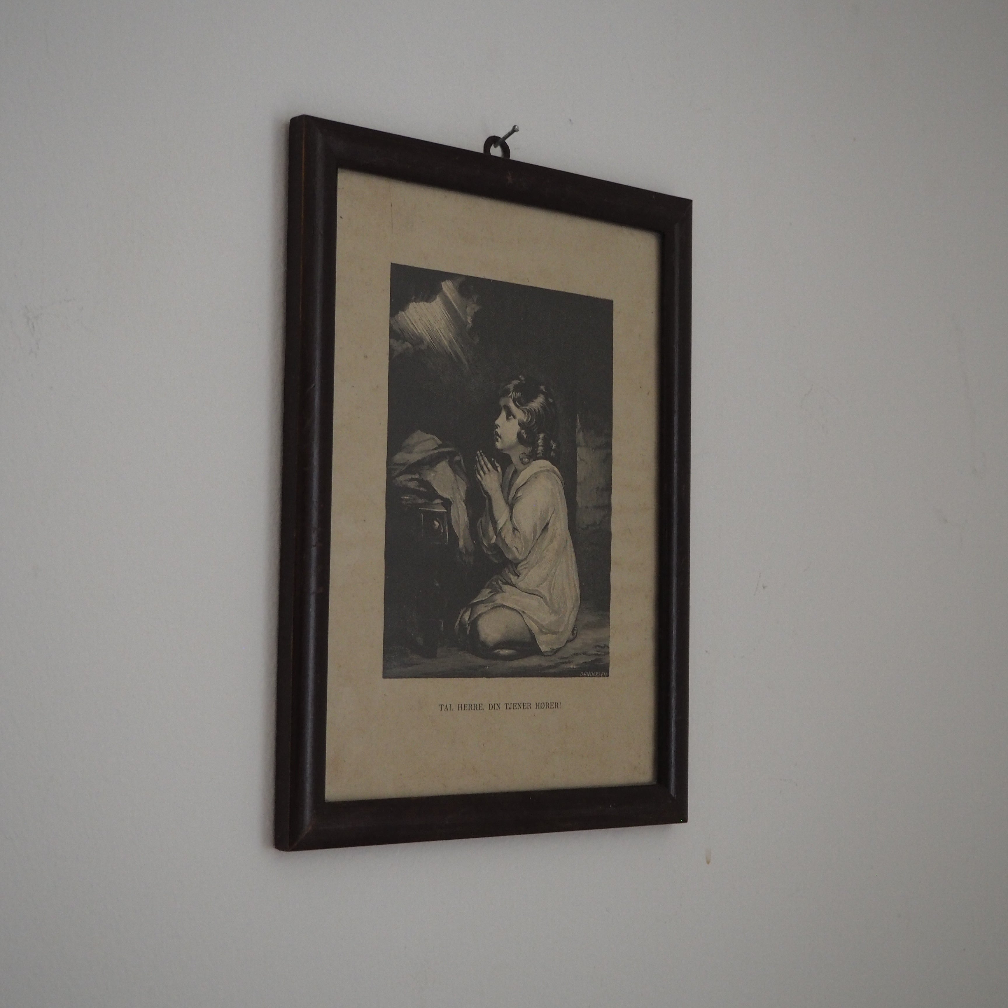 Vintage Randers Glarmester billede af barn
