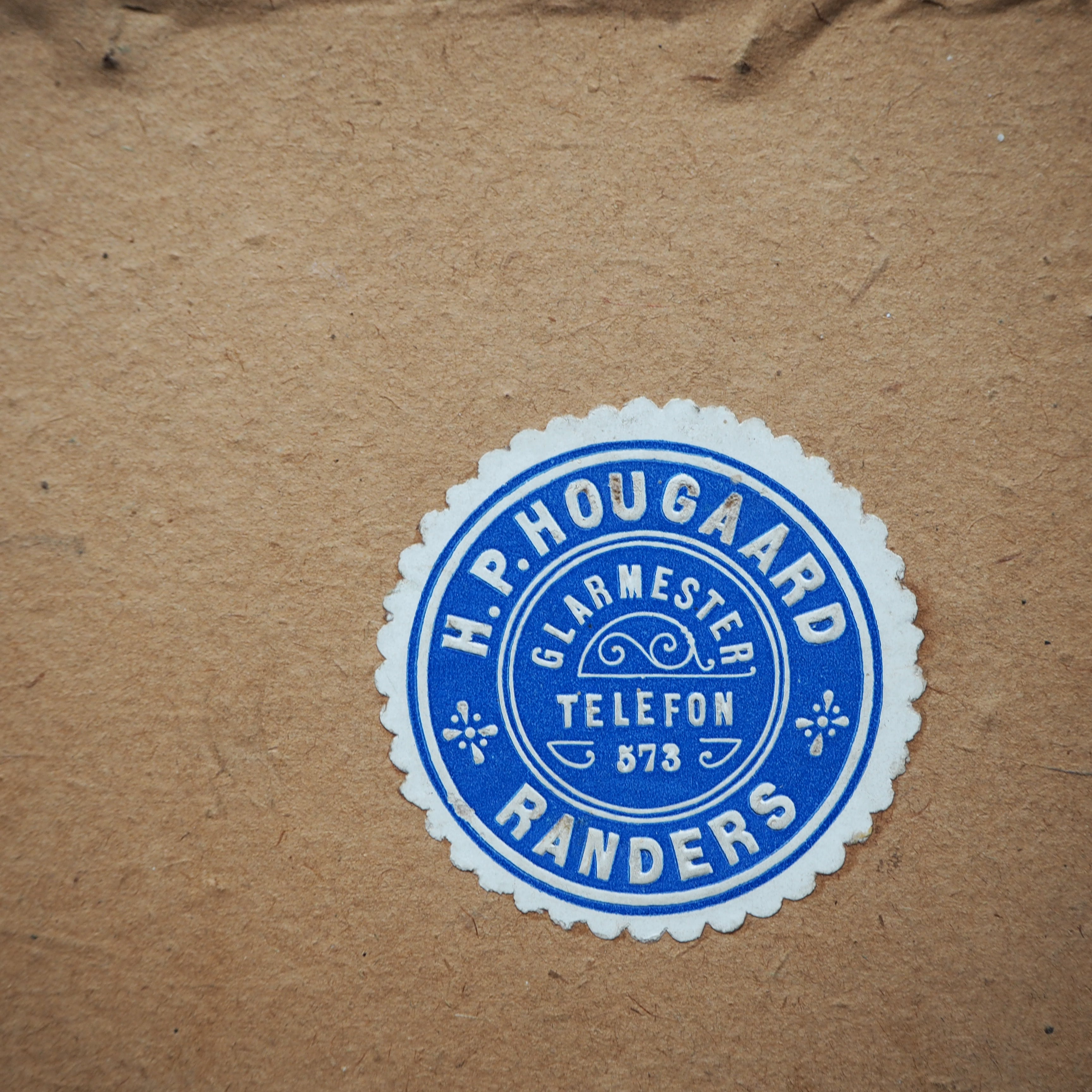 Vintage Randers Glarmester billede af barn