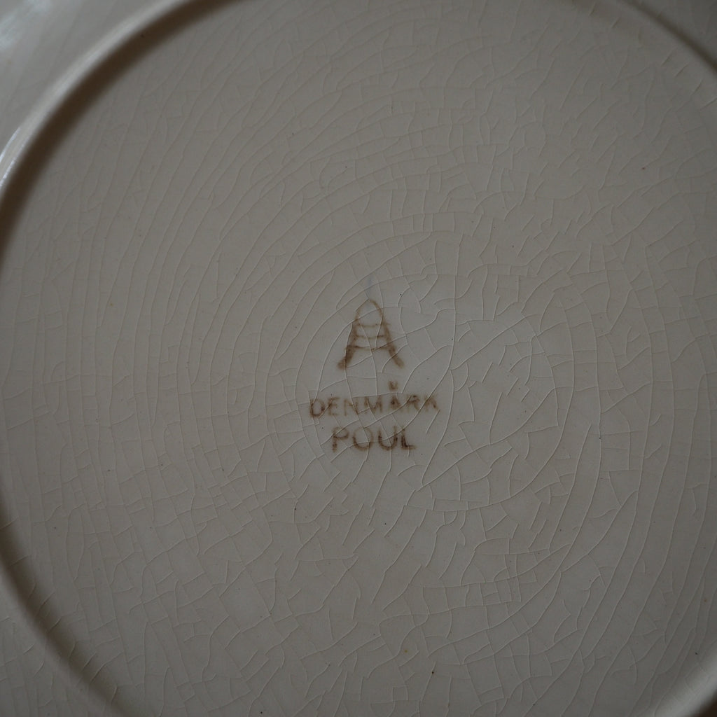Dansk aluminia Poul dybe tallerkener