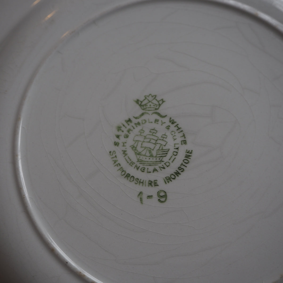 Engelsk W. H. Grindley frokosttallerken