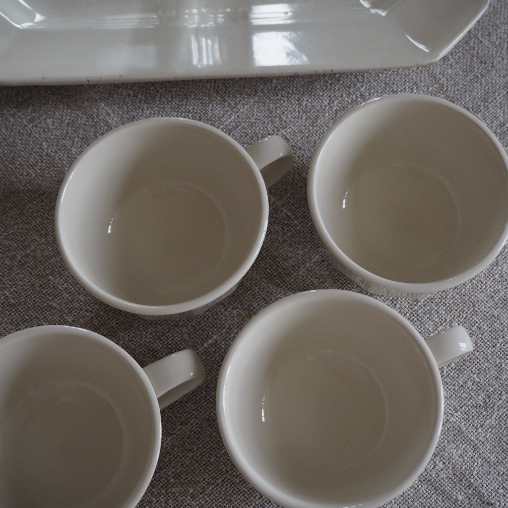 Råhvide kaffekopper