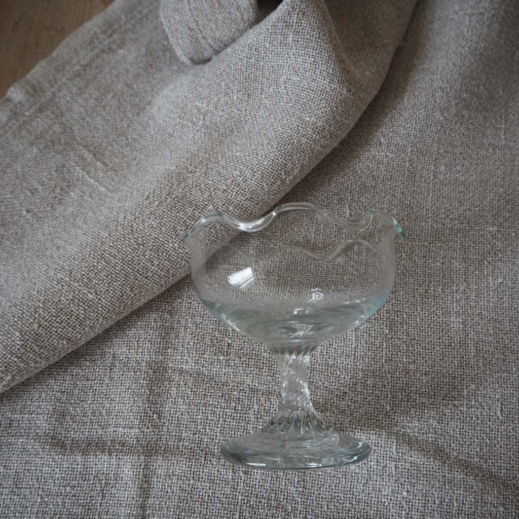 Glas dessertskål