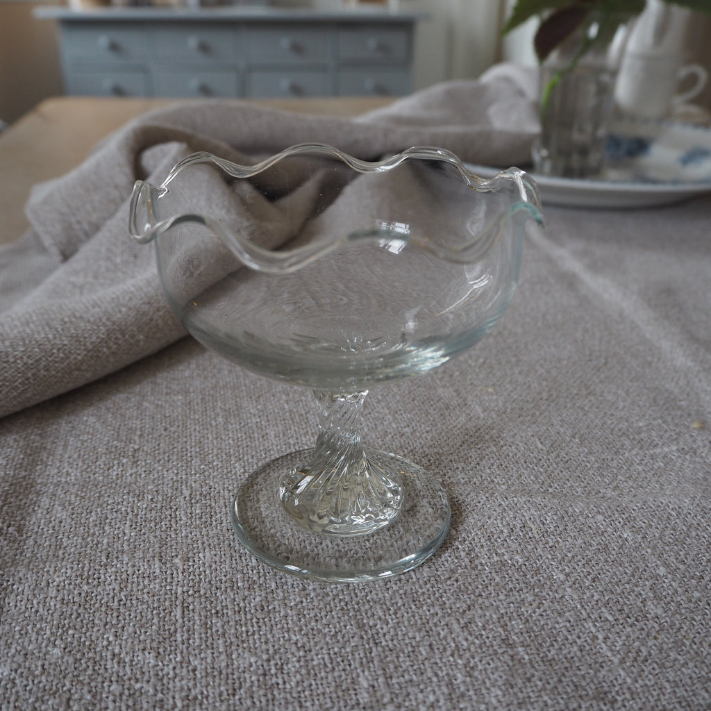 Glas dessertskål