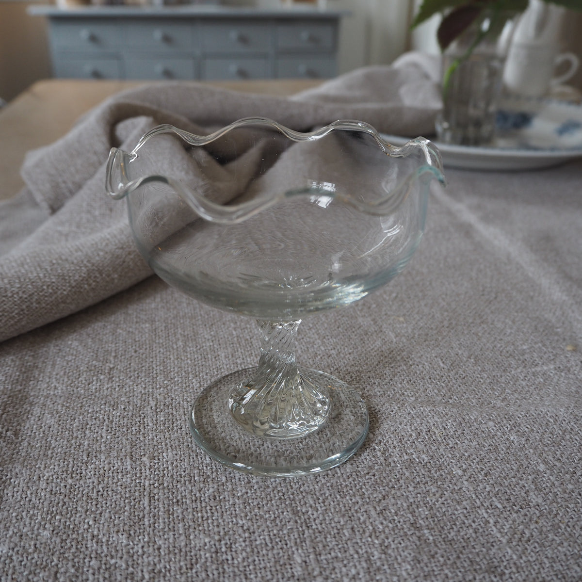 Glas dessertskål