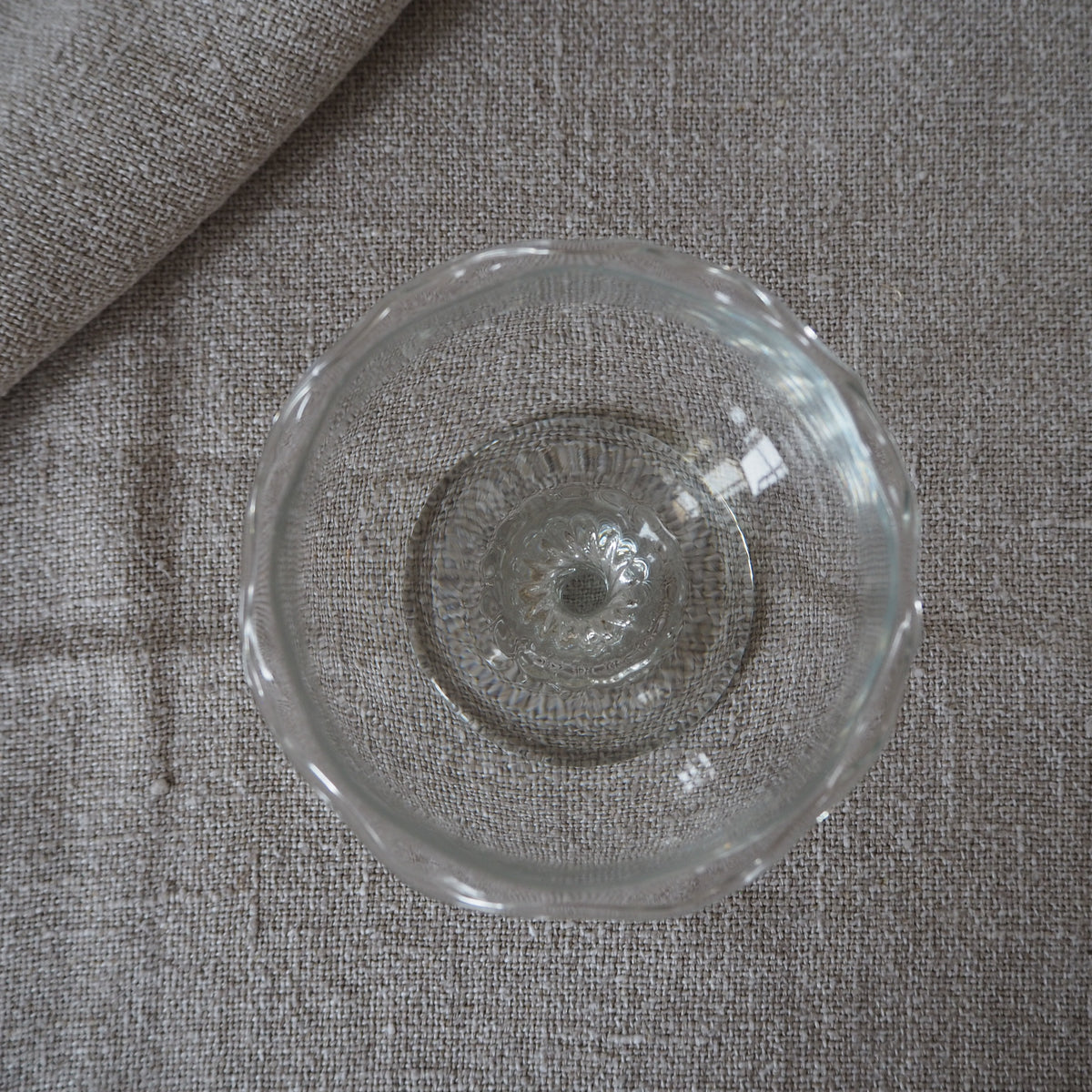 Glas dessertskål